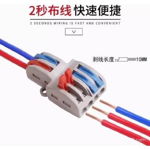 SPL-62 Wire connector connector quick connection terminal two-in, four-out, two-in, six-out SPL-42 plug-in electrical connector
