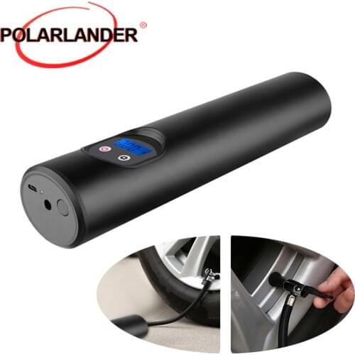 LED light Electric Portable Pump Emergency Cigarette Lighter Connector Inflator for Bicycle Car Motorcycle Ball Inflatable Toy