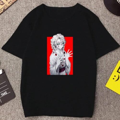 Demon Slayer Kimetsu No Yaiba Anime Unisex T Shirt Cool Tanjirou Kamado Graphic Vintage T Shirt Korean Style Hip Hop Casual Tee