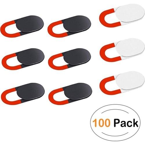 100PCS Webcam Cover For Laptops Camera Shutter Cover Sticker For iPad Smarthone Tablet Computer Anti Peeping Web Lens Cover Slip