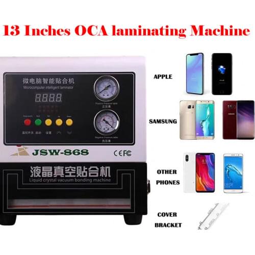 13 Inches OCA Laminating Machine LY 868 Microcomputer Laminator for Mobile LCD Screen Repair with Temperature Setting