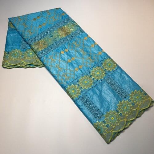 2021 Newest African High Quality Soft Bazin Riche Lace Fabric Cotton Dry Embroidery Brocade Fabrics Basin Riche Brode Lace 5Y