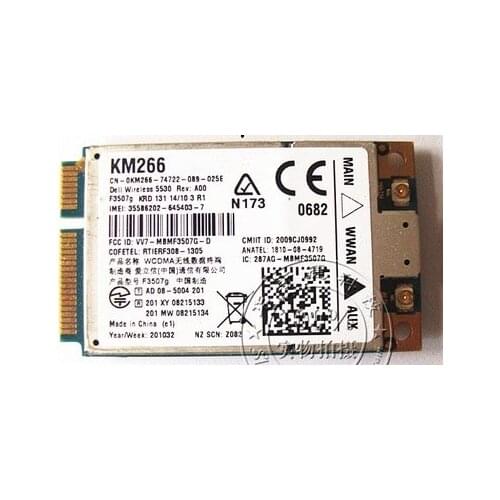 Wholesale NEW for Ericsson C687R Unlocked 3G WWAN Card For Dell 5530 F3507G E4200 E5400 3G HSDPA GPS Mini PCI-E Card