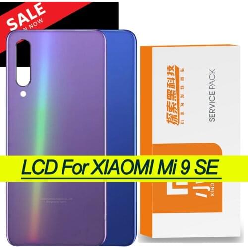 Original Back Housing Replacement for Xiaomi Mi 9 Se Back Cover Battery Glass with adhesive Sticker For Mi9 Se Housing Cover