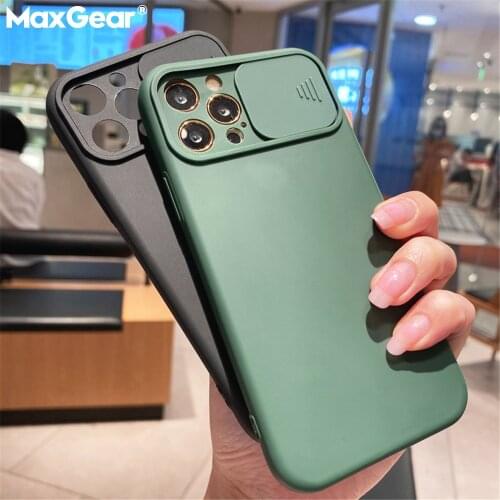 Shockproof Soft Silicone Case For iPhone 12 11 Pro Max XR X XS 7 8 Plus SE Mini Candy Color Camera Protection Cover Fundas Coque