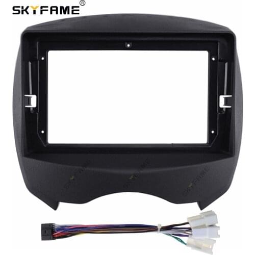 SKYFAME Car Frame Cable For BYD F0 2008-2011 Android Big Screen Dask Kit Fascia Frame Line