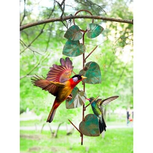 Outdoor Bird Feeder Outside Hanging Feeder Station for Home Deck Patio Decor