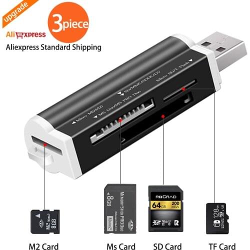 USB 2.0 Micro SD Card Reader for Micro SD Card TF Card Adapter Plug and Play for Laptop Desktop pc