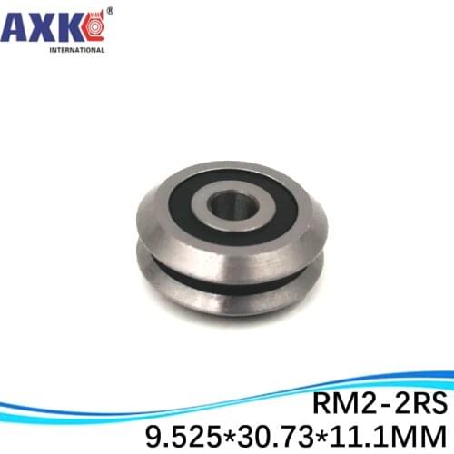 W2X 9.525*30.73*11.1 mm v wheeles W Groove Sealed Ball Bearing RM2-2RS W2 W2ZZ RM2ZZ W2-2RS
