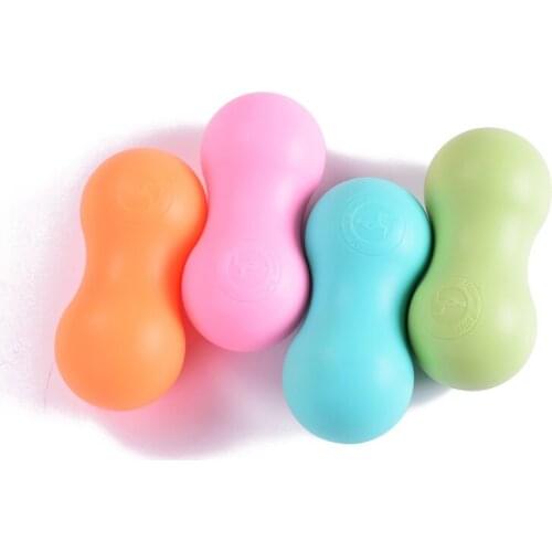 400g Silicone Peanut Massage Ball Training Body Yoga Gym Relaxation Exercise Balance Ball Pilates Ball Fitness Massager