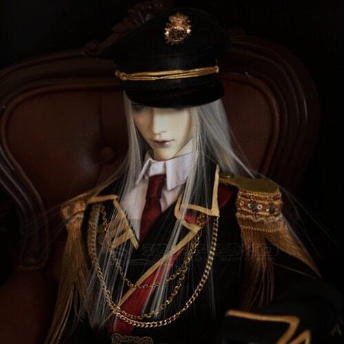 Doll Accessories BJD High-end Clothes Custom Made 70cm 72cm 1/3 1/4 1/6 Male Boy bjd Military Uniform Costume Suit Cool Loyal