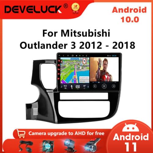 Android 10 2 din Car Radio Multimedia Video Player For Mitsubishi Outlander 3 GF0W GG0W 2012 - 2018 4G GPS Navigation Stereo DVD