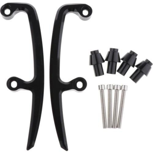 Black Rear Grab Handles Roll Bar for Kawasaki Z650 2017-2018, Corrosion Resistant