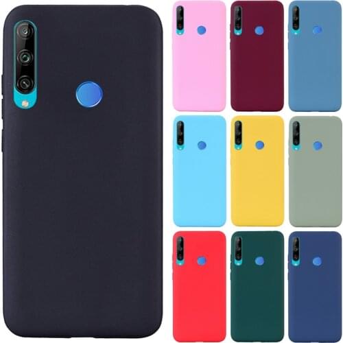 For Huawei Y7P Case Huawei Y7P 2020 Candy Color Back Cover ART-L28 ART-L29 Silicone Phone Case For Huawei Y7P Y7 P Soft TPU Case