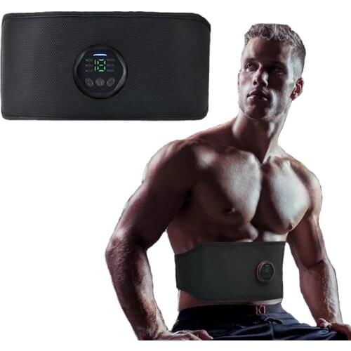 Electric Slimming Belt Intelligent Abdomen Massager Body Arm Leg Waist Massage Weight Loss EMS Abdominal Muscle Stimulator Unise