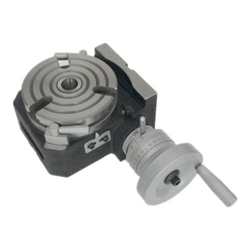 HV4 diameter 100mm vertical and horizontal milling machine horizontal vertical rotary table high precision