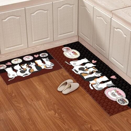 Animals Cat Dog Kitchen Rug Rugs Floor Mat Carpet For Living Room Doormat 001