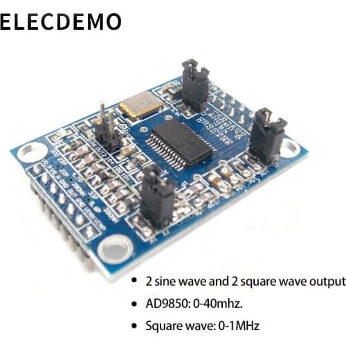 AD9850 DDS Signal Generator Module 2 Sin Wave ( 0-70MHz ) And 2 Square Wave ( 0-1MHz )