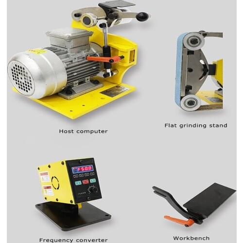 Gt-L Desktop Belt Machine Frequency Conversion Speed Multi-Function Industrial Grade Woodworking DIY Polishing Sanding Machine