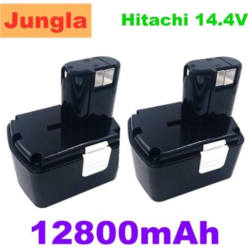 Rechargeable Power Tool Battery for Hitachi 14.4V 12800mAh NI-MH for DS14DVF3 EB1414S EB1412S EB1414 EB1414L CJ14DL DH14DL