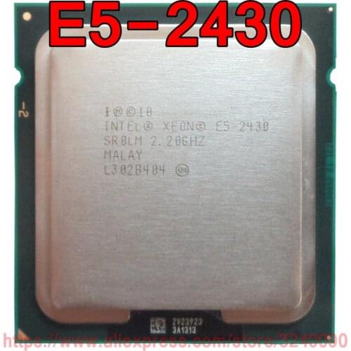 Intel Xeon CPU E5-2430 SR0LM 2.20GHz 6-Core 15M LGA1356 E5 2430 processor free shipping speedy ship out
