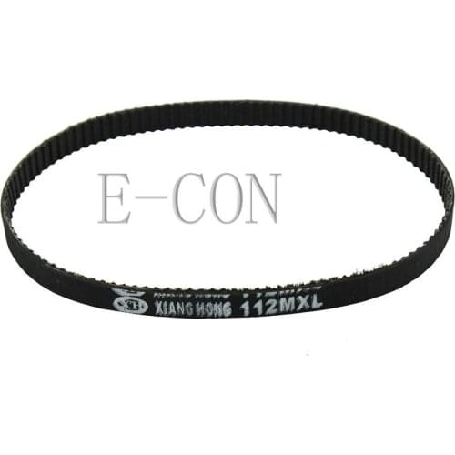 1pcs 89MXL Timing Belt 112 Tooth Black Cogged Rubber Geared 6mm Width B112MXL