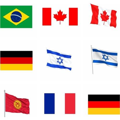 Diy Flags Car Decal Decoration Sticker For Car Side Mirror Rearview Diy Your Own Personalized Car