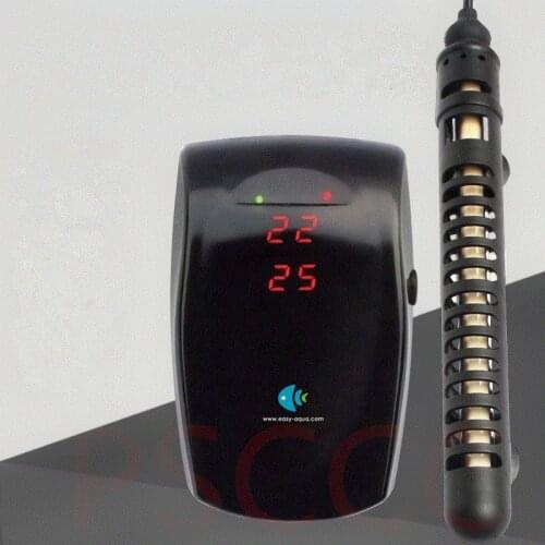 Titanium Aquarium Heater 300W 500W Digital LED Display IP Fully Submersible CE Water Temperature Controller Aquarium Accessories