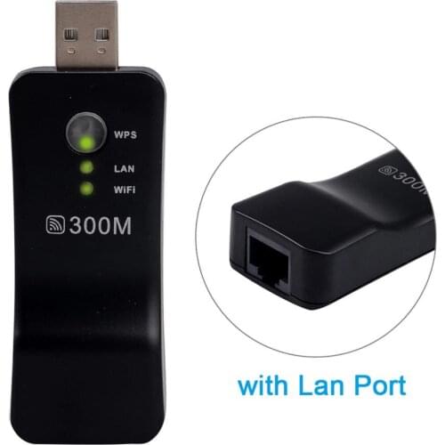 WiFi Rotate USB Interface Range Extender Easy To Carry Repeater Network Signal Amplifier 300Mbps Booster Integrate Antenna