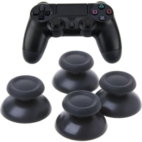 10Pcs Replacement Controller Analog Thumb Stick for Sony PS4 Black