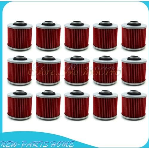 15x Oil Filters Fit YAMAHA YFM700 RAPTOR SR400 XT660 TDM900 XVS650 XVS1100 V-STAR