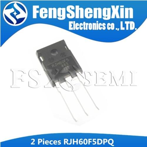 2Pcs RJH60F5DPQ TO-247 RJH60F5 TO-3P Silicon N Channel IGBT High Speed Power Switching