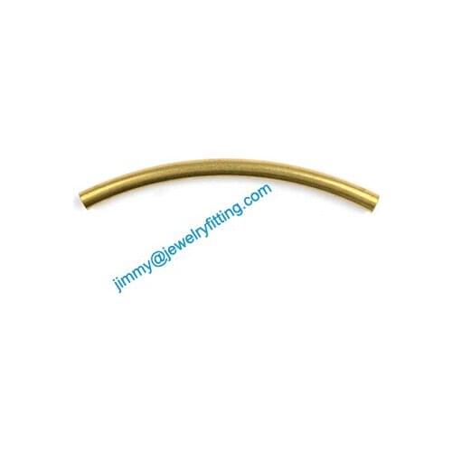 2013 New Jewelry findings Brass Bent Tubing tube spacer tube beads spacer bar for bracelet 25*38mm