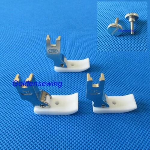 3 SETS FEET Non-stick coating PIPING FOOT LEFT SIDE for JUKI BROTHER SINGER CONSEW ARTISAN