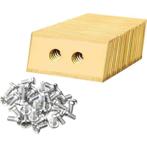 36x18x0.9MM Robot Mower Replacement Blade with 2 Holes Anti-rust Durable Mower Cutter for Worx Landroid Dropship