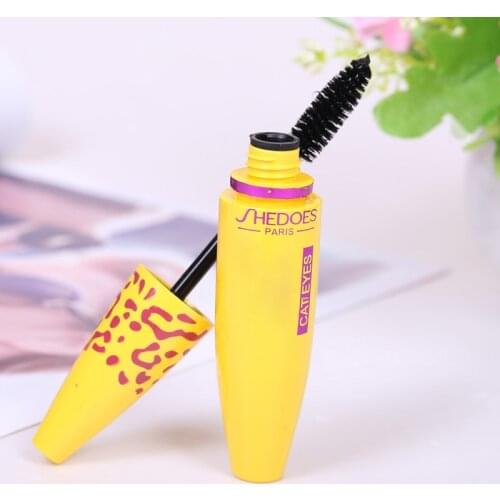 4D Curling Mascara Lasting Thick Long Natural Fiber Eyelash Gel Waterproof Curling Quick-drying Without Smudging Makeup TSLM1