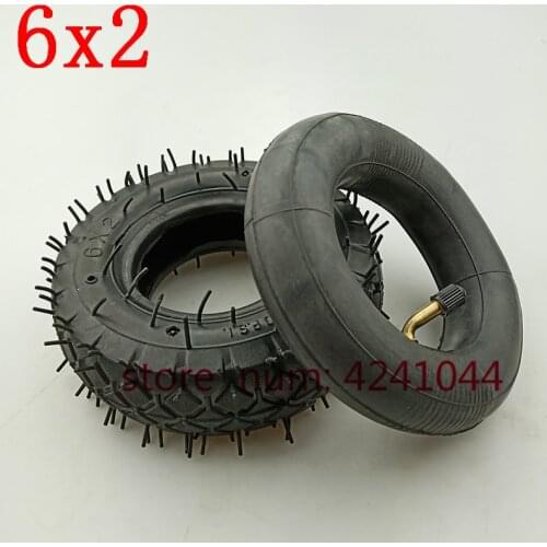 6 inch pneumatic tire 6X2 directional wheel tyre and inner tube fits for flat car,shopping mall silent trolley,dining car caster