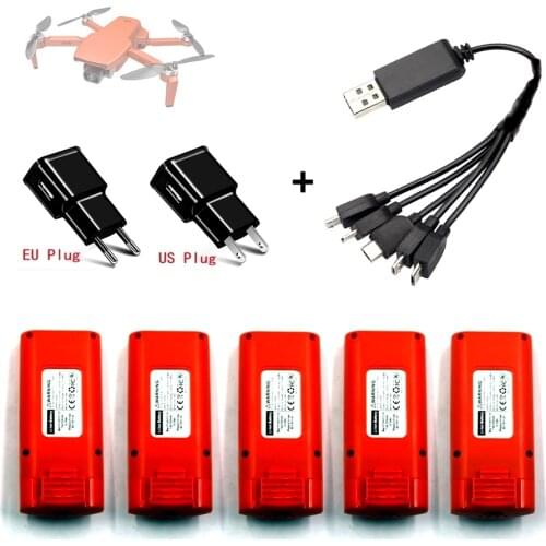 7.4V 2200mAh Lipo Battery with 5 in1 charger For SG108 SG-108 Drone RC Quadcopter Spare Parts Drone Rechargeable Battery