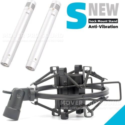 Anti Vibration Suspension Mic Stand Rack Shockproof Clip Holder For Samson C02 CO2 C 02 O2 Pencil Bracket Microphone Shock Mount