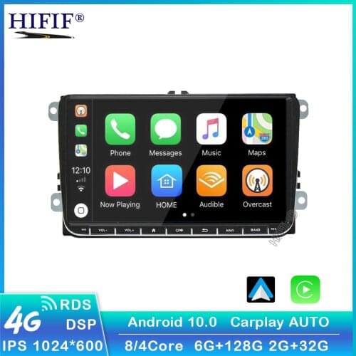 9" 2din Car Radio Android 10.0 GPS Navi Car Multimedia Player For VW Volkswagen Golf Polo passat b6 B7 Touran Car Stereo