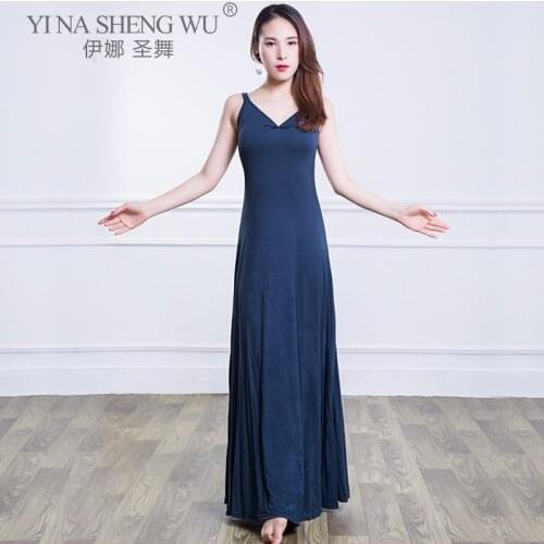Belly Dance Female Elegant Dress Practice Clothes Oriental Dancing Slim Long Skirt Profession Competition Performance Clothing