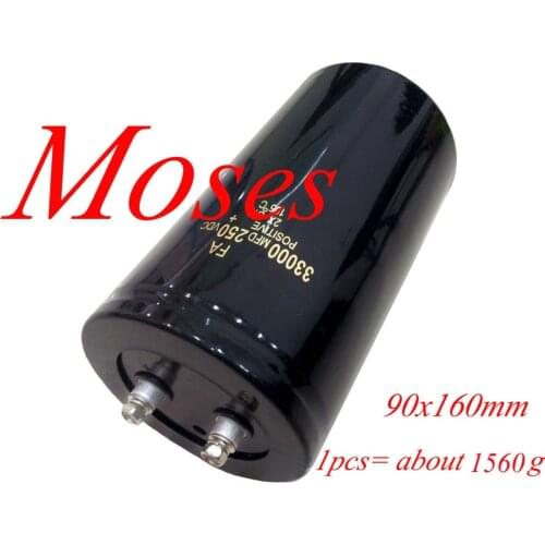250v 33000uf Electrolytic Capacitor capacitance Radial 90x160mm (1pcs)