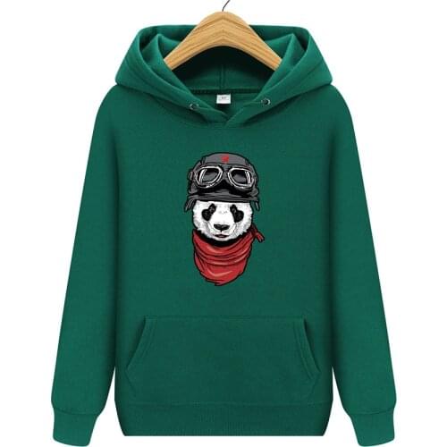 Men Hoodies Orange Pink purple Autumn New Cartoon panda Printing Cotton Casual Sweatshirts Men/Women Hoodies Sweatshirts