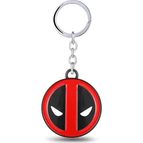 MS JEWELS Wholesale Hero X-Men Deadpool Key Chain Alloy Key Rings Gift and Present Keychains Accessories