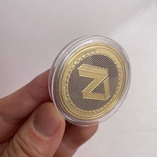GBYTE ZILLOA Non-currency Coin Physical Gold Plated Commemorative Crypto Coin Cryptocurrency Collectible Great Gift