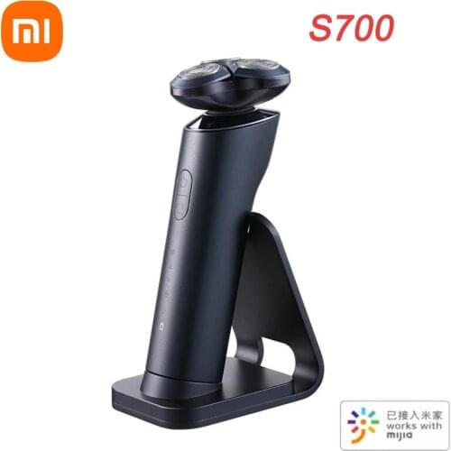 New Products Xiaomi Mijia S700 Electric Shaver Razor Beard Machine For Men Rechargeable Dry Wet Beard Hair Trimmer