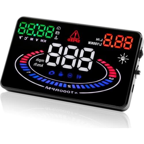 New Styling Automobiles Hud Head Up Display OBD2 OBDii Windshield Projector Overspeed Alarm Car Hud OBD2 Interface