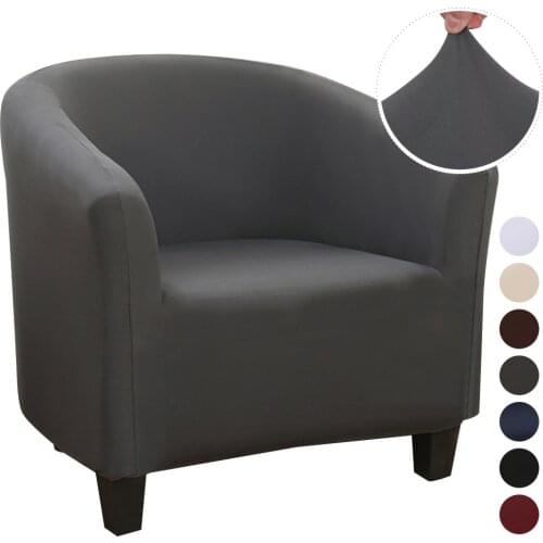 1PC Armchair Cover Elastic Single Seat Milk Shreds Sofa Slipcover Furniture Chairs 1 Seat Couch Cover Case For Living Room