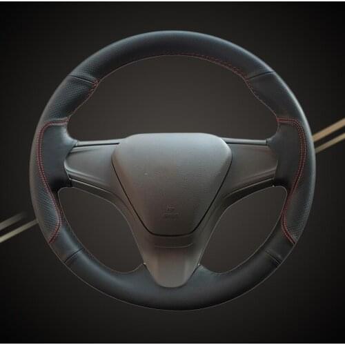 Car Braid On The Steering Wheel Cover for Chevrolet New Cruze Volt 2016 2017 Cruze 2015 DIY Auto Interior Accessory Car-styling