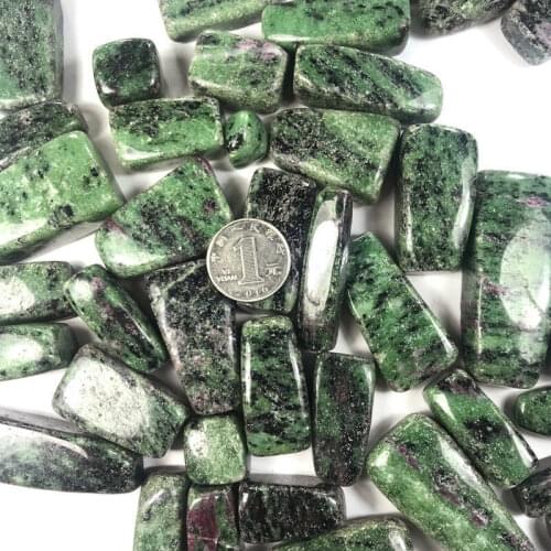 Drop Shipping 100g Natural Red and Green Treasure Natural Sand Gravel Degaussing Ore Crystal Natural Stone